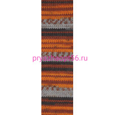 Alize Wooltime 11014 серый-оранжевый-терракот Alize Wooltime 11014 серый-оранжевый-терракот