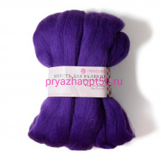 Шерсть для валяния ПТонк 698-Т.фиолетовый (Пехорка) 