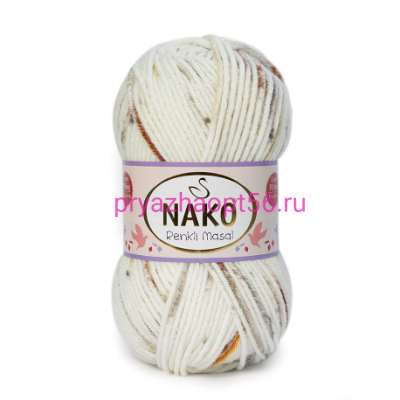Nako MASAL RENKLI 32106 белый-серый-коричневый
