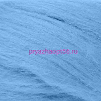Шерсть для валяния ПТонк 60-светло-голубой (Пехорка)
