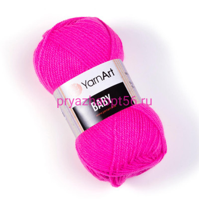 YarnArt BABY 174 ярко-розовый