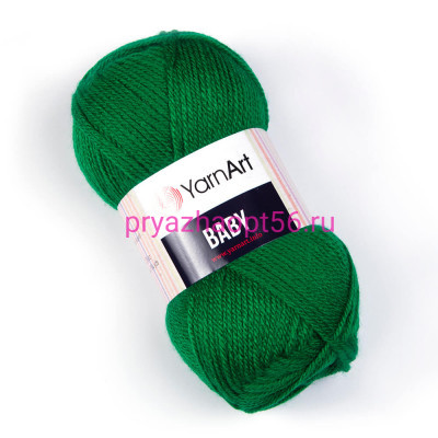 YarnArt BABY 338 зеленый