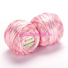 YarnArt TULIP 457 бело-розово-персиковый